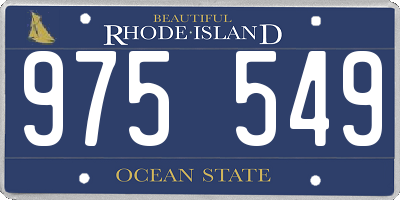 RI license plate 975549