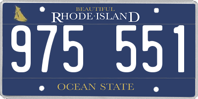 RI license plate 975551