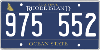 RI license plate 975552