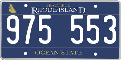 RI license plate 975553