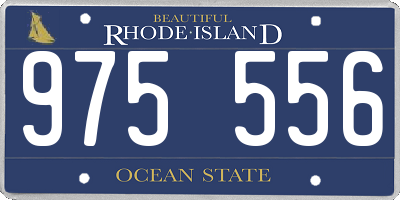 RI license plate 975556