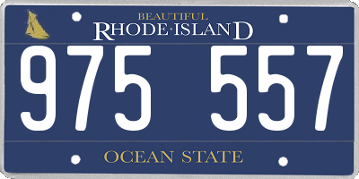 RI license plate 975557