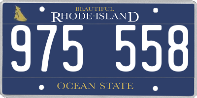 RI license plate 975558