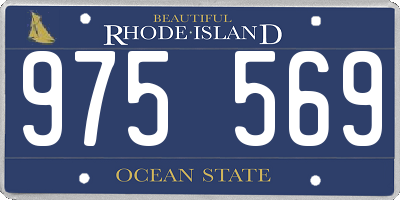 RI license plate 975569