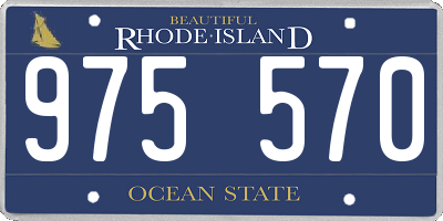 RI license plate 975570