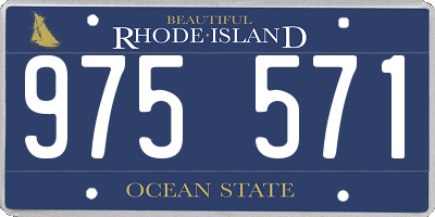 RI license plate 975571