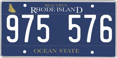 RI license plate 975576