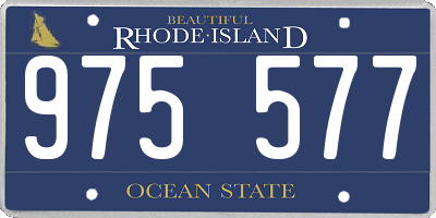 RI license plate 975577