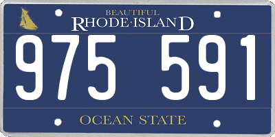 RI license plate 975591