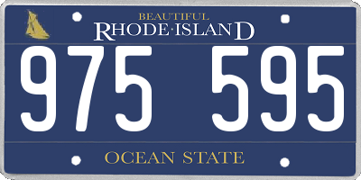 RI license plate 975595