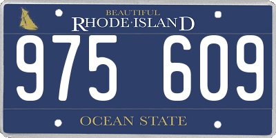 RI license plate 975609