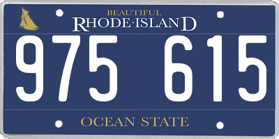 RI license plate 975615