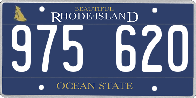 RI license plate 975620