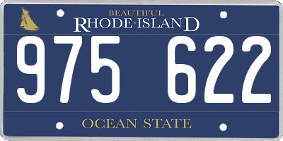 RI license plate 975622