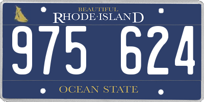 RI license plate 975624