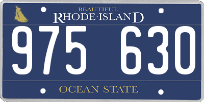 RI license plate 975630