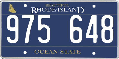 RI license plate 975648