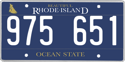 RI license plate 975651