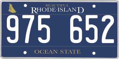 RI license plate 975652