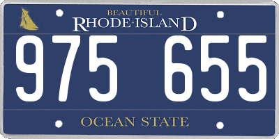 RI license plate 975655