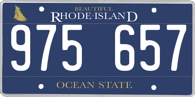 RI license plate 975657