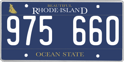RI license plate 975660