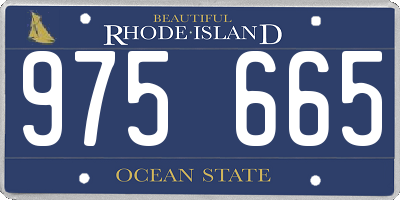 RI license plate 975665