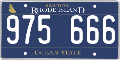 RI license plate 975666