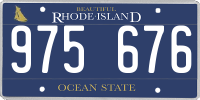 RI license plate 975676