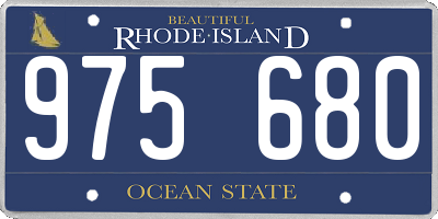 RI license plate 975680