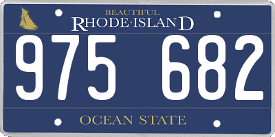 RI license plate 975682