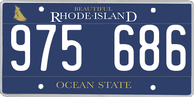 RI license plate 975686