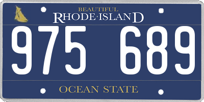 RI license plate 975689