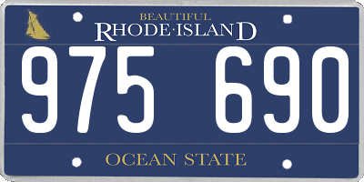 RI license plate 975690