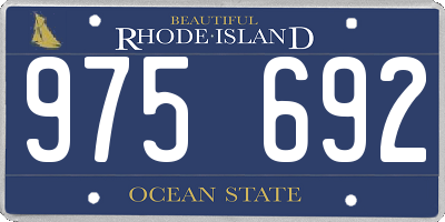 RI license plate 975692