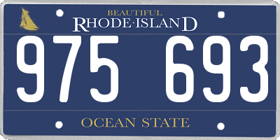 RI license plate 975693