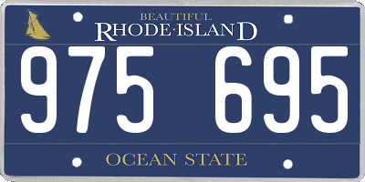 RI license plate 975695