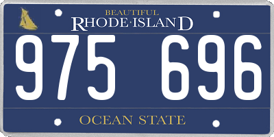 RI license plate 975696
