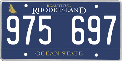 RI license plate 975697