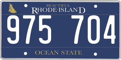 RI license plate 975704