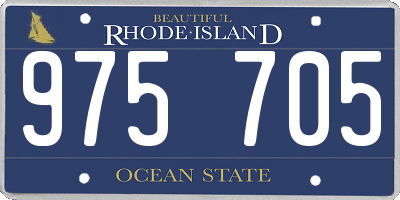 RI license plate 975705