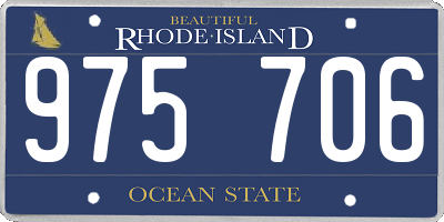 RI license plate 975706