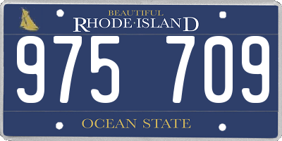 RI license plate 975709