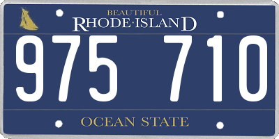 RI license plate 975710