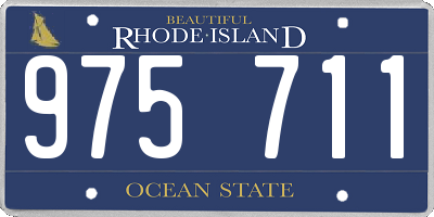 RI license plate 975711