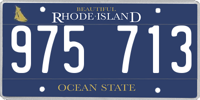 RI license plate 975713