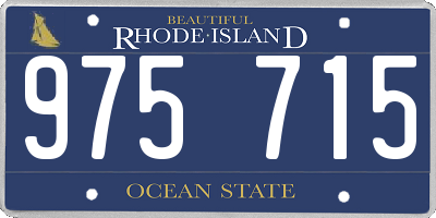 RI license plate 975715