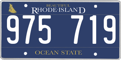 RI license plate 975719