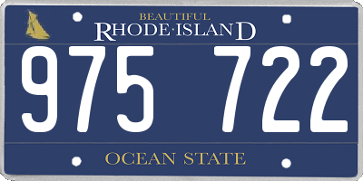 RI license plate 975722