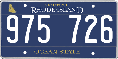 RI license plate 975726